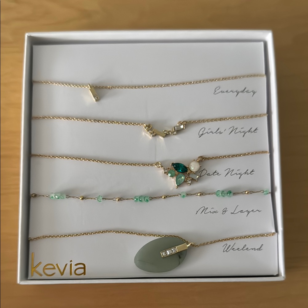 Kevia - Penelope Five Piece Necklace Set